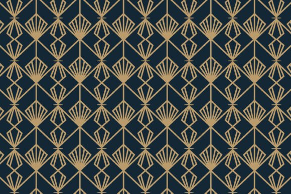 Art Deco Gold Geometric Seamless Pattern: A Timeless Fusion of Elegance and Design