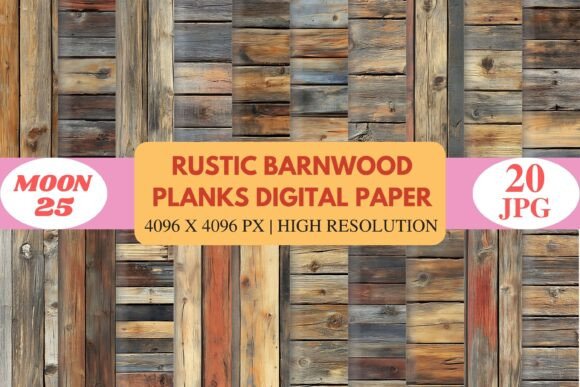 Bring Authentic Farmhouse Charm to Your Projects with the Rustic Barnwood Planks Texture Pack