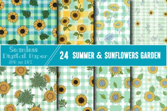 Bring the Joy of Summer into Every Project with the Summer Sunflowers Garden Pattern