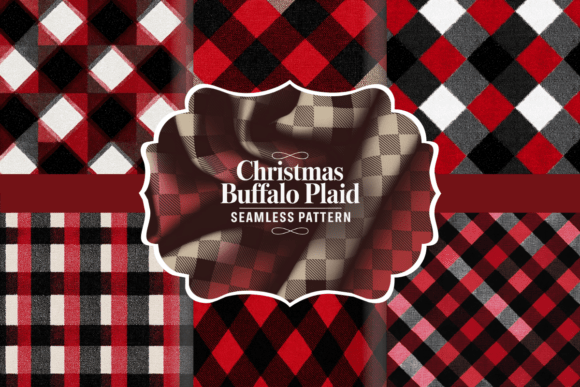 Christmas Buffalo Plaid Seamless Pattern: A Timeless Design for Holiday Creativity
