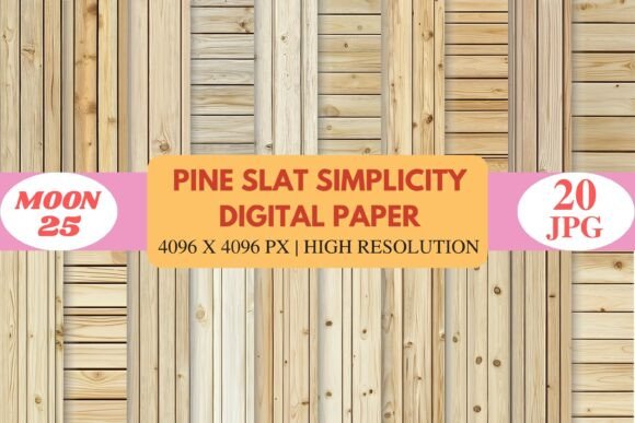 Simple Pine Slat Wood Texture Pack: A Versatile Addition for Designers and Crafters