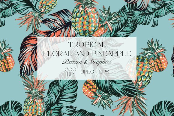 Tropical Leaf and Pineapple Pattern: A Vibrant Design Trend for Every Occasion