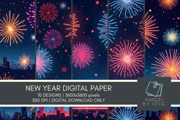 Unleash Your Creativity with New Year Digital Pattern Designs