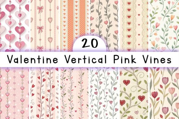 Valentine Vertical Pink Vines: A Creative Trend Merging Art, Business, and Technology